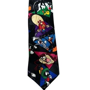 Looney Tunes Mania Characters‎ Novelty Mens Tie Vintage 1994